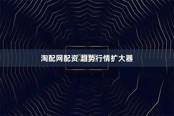 淘配网配资 趋势行情扩大器