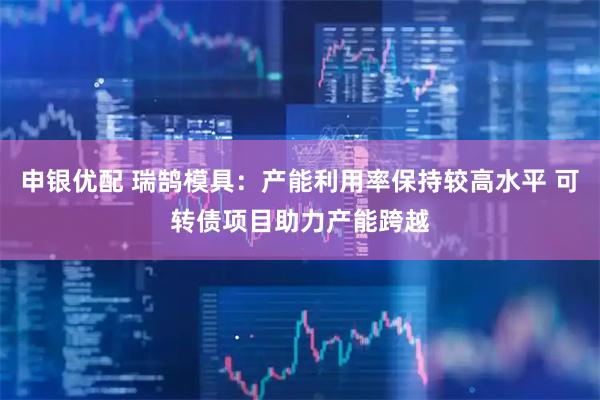申银优配 瑞鹄模具：产能利用率保持较高水平 可转债项目助力产能跨越